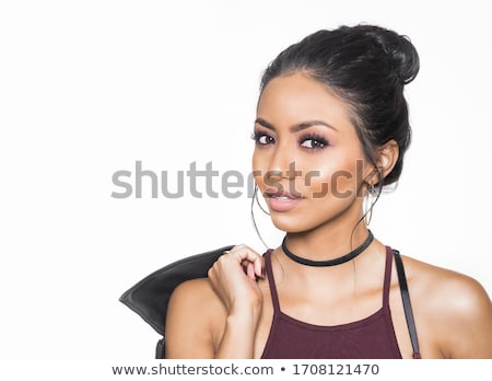 Stock photo: Portrait Of A Young Woman Looking Sultry