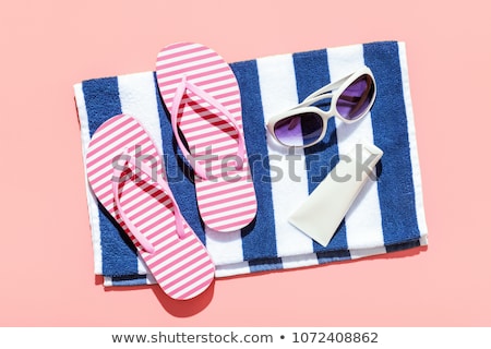 Stok fotoğraf: Striped Slippers