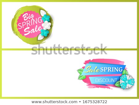 Stock fotó: Big Spring Sale Best Offer Web Pages Internet