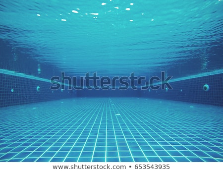 [[stock_photo]]: Turquoise Water In Tiled Swimming Pool
