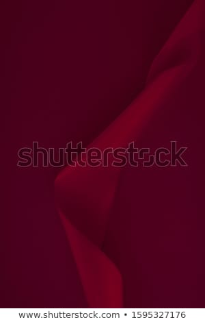 Stock foto: Abstract Curly Silk Ribbon On Wine Background Exclusive Luxury