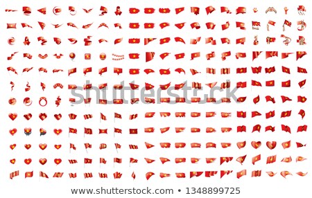 Сток-фото: Very Big Collection Of Vector Flags Of The Vietnam