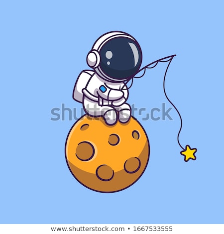 Foto stock: Cute Astronaut