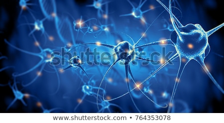 Foto stock: 3d Nerve Cell