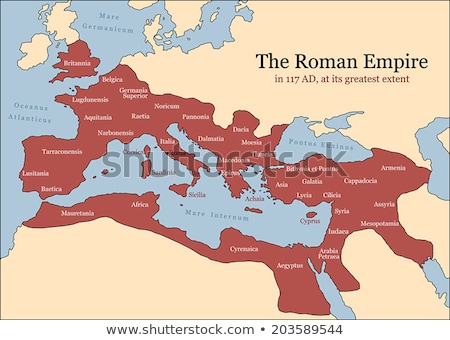 ストックフォト: Roman Empire Map