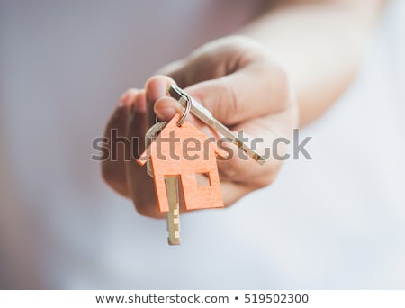 Zdjęcia stock: Hand Holding House Key
