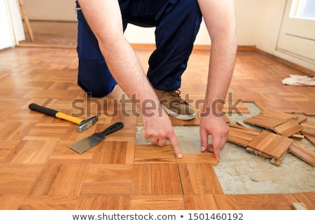 Stok fotoğraf: Renovated Wooden Floor
