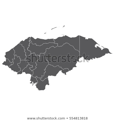 Stock fotó: Map Of Honduras