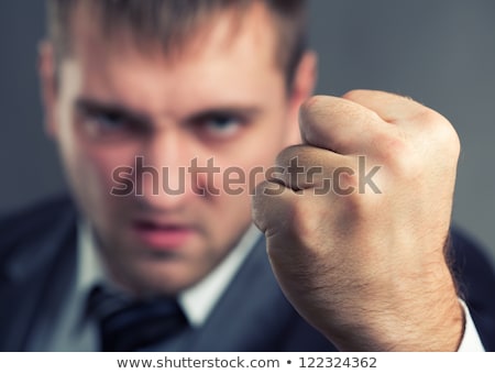 Stock photo: Man Physical Fight Office