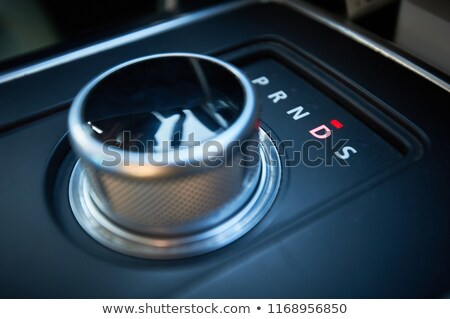 Stockfoto: Car Dial Gear Selector