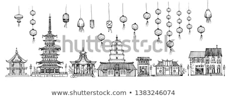 Foto stock: Chinese Pagoda