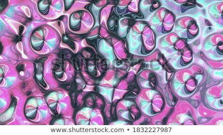 Stock fotó: Abstract Vibrant Flowing Fluid Loop Motion Background Design