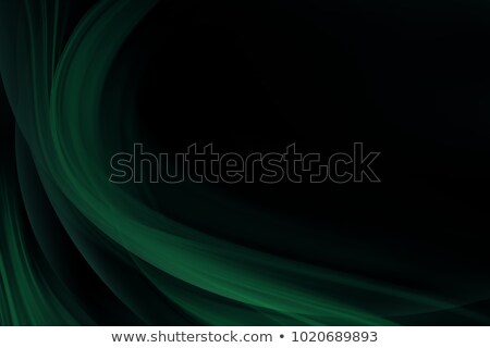 Stock foto: Green Background With Black Contour Lines