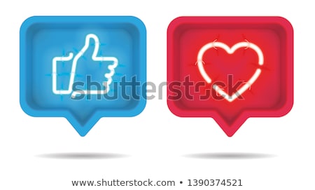 Сток-фото: Heart Internet Button