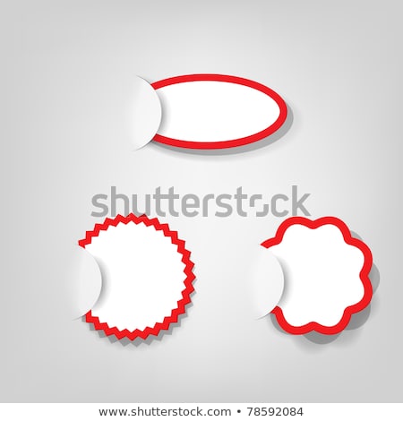 Foto stock: Price Tags Collection - Modern Realistic Clip Art