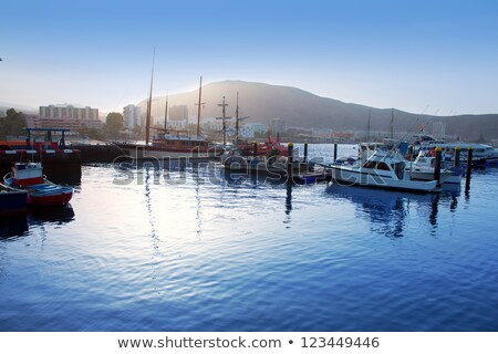 Zdjęcia stock: Los Cristianos Harbor Port In Adeje Coast Arona
