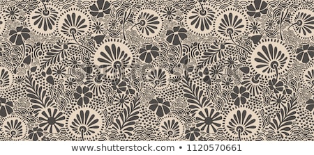 ストックフォト: Seamless Decorative Floral Pattern With Clover Shamrocks