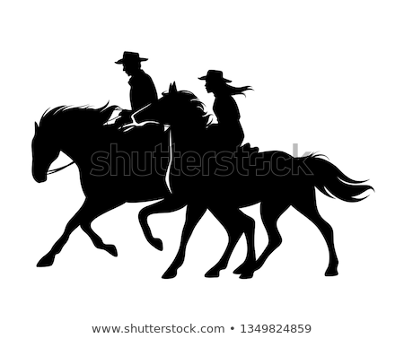 [[stock_photo]]: Horses Silhouette In Love