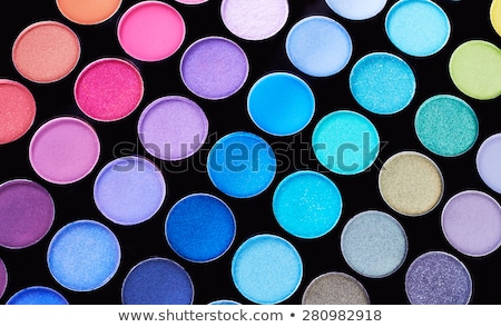Stok fotoğraf: Professional Multicolor Eyeshadow Palette For Makeup