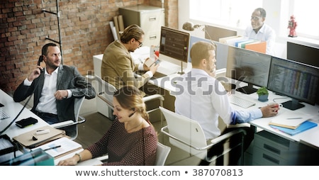 Stock photo: Computer Worker