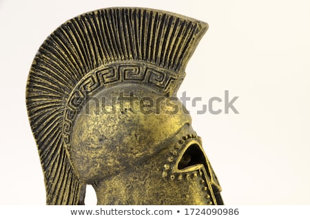 Stockfoto: Spartan Ancient Greek Helmet