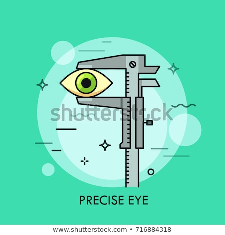 Zdjęcia stock: Metal Caliper For Accurate Measurements Vector Illustration