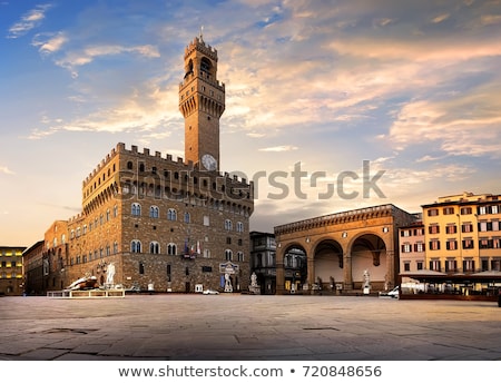 Foto stock: The Palazzo Vecchio In Florence