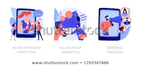 Zdjęcia stock: Communication And Marketing Concept Brand Loyalty
