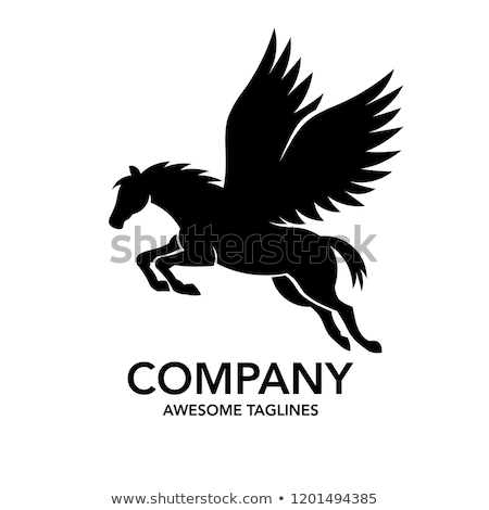 Zdjęcia stock: Vector Pegasus Clip Art