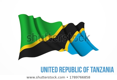 Stock photo: Tanzania Flag Vector Illustration On A White Background