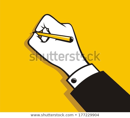 Stock fotó: Sign The Name On A Paper With A Pen