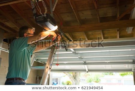 Stock foto: Garage Door