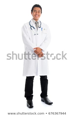 Full Body Southeast Asian Medical Doctor Foto d'archivio © szefei