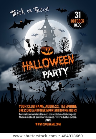 Foto stock: Grunge Background For Halloween Party