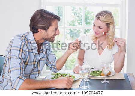 Stock photo: Relaxed Young Couple Enjoying Spare Time