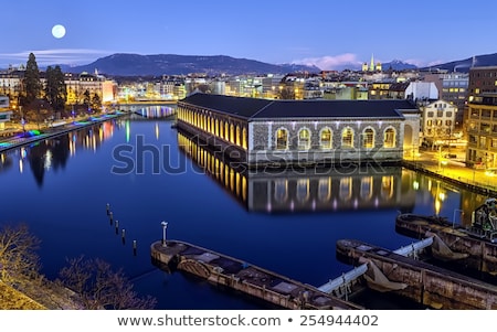 Stock photo: Batiment Des Forces Motrices Geneva Switzerland Hdr