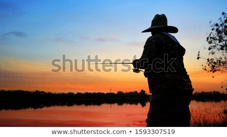 Stockfoto: Fishing On A Cloud