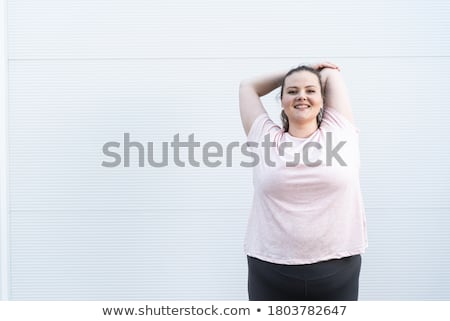 Foto stock: Obese Woman