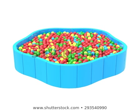Stock photo: Red Ball In Swimming Pool