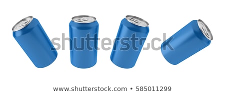 Stok fotoğraf: Bank Of Beer Isolated Aluminum Can Of Alcohol