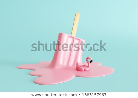 Stockfoto: Melted Ice Illustration