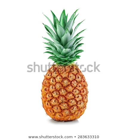 Сток-фото: Pineapple Isolated On White Background