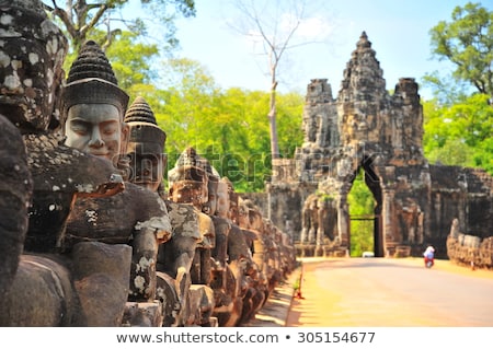 ストックフォト: South Gate To Angkor Thom