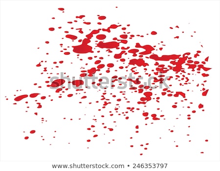 Stock photo: Vector Blot Blood Set