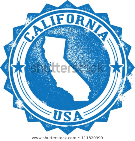 Сток-фото: Vintage California Stamp