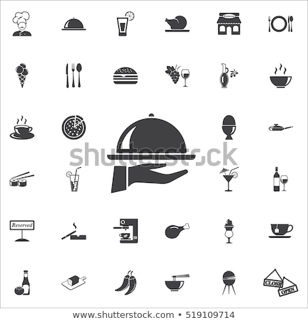 Zdjęcia stock: Gourmet Flat Icons Set