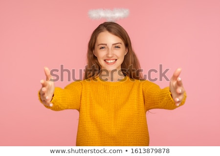 [[stock_photo]]: Great Portrait Of The Young Woman As An Angel