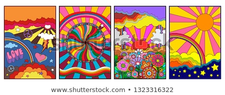 Сток-фото: Vector Abstract Psychedelic Background