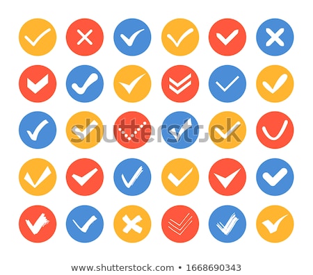 Stockfoto: Cross Circular Blue Vector Web Button Icon