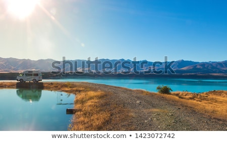 Stock photo: Travelling With A Motor Home Scenic View